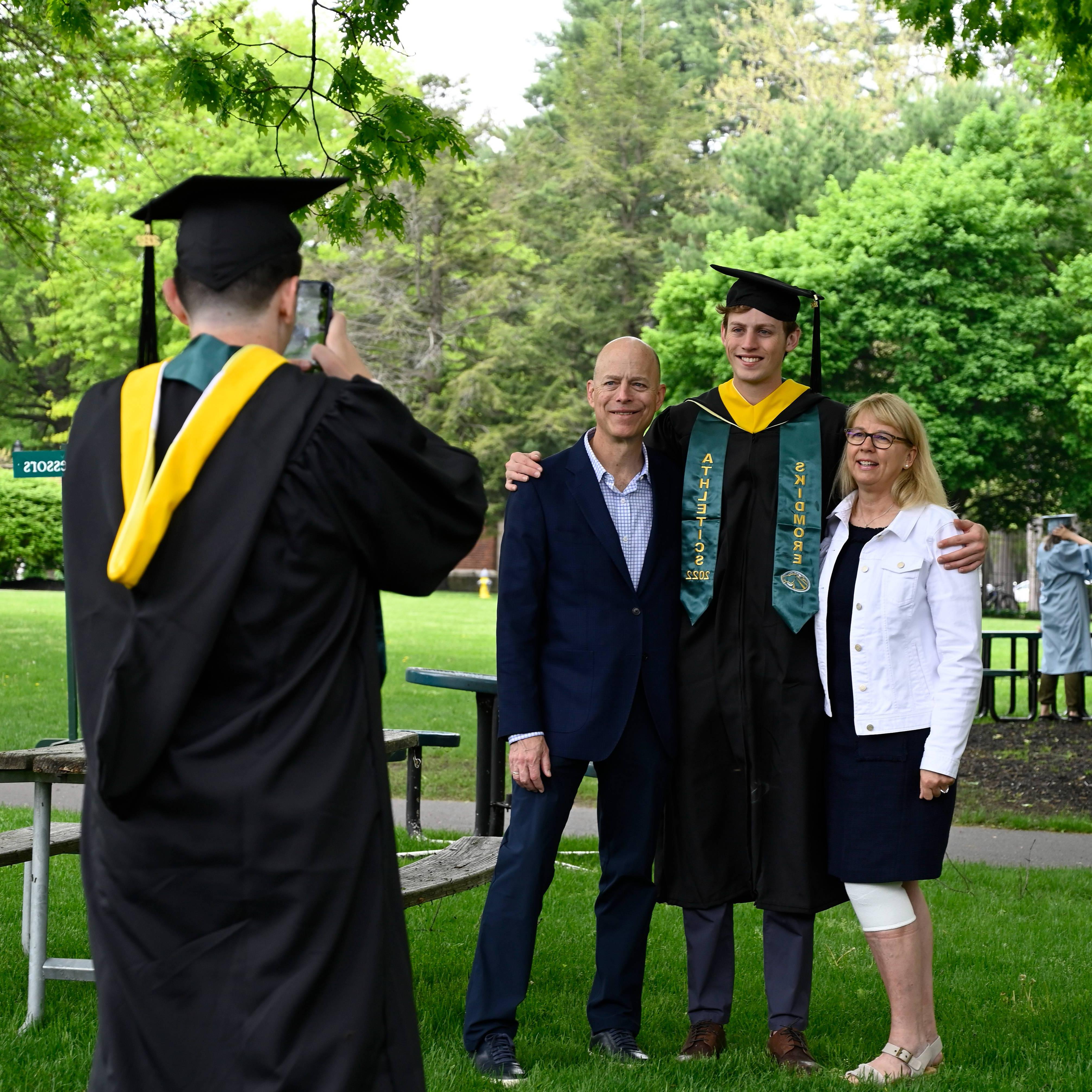 Family Celebrating Commencement